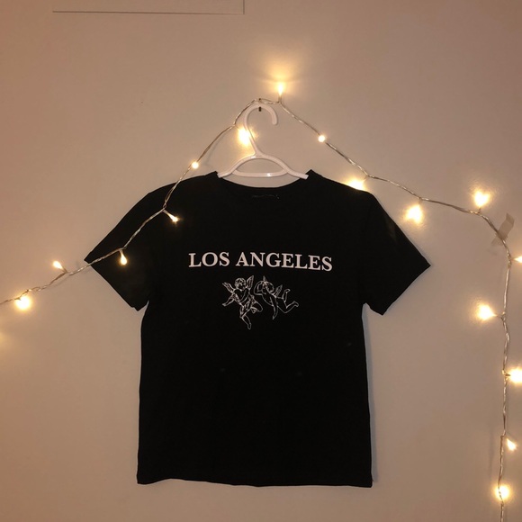 zara plain black t shirt